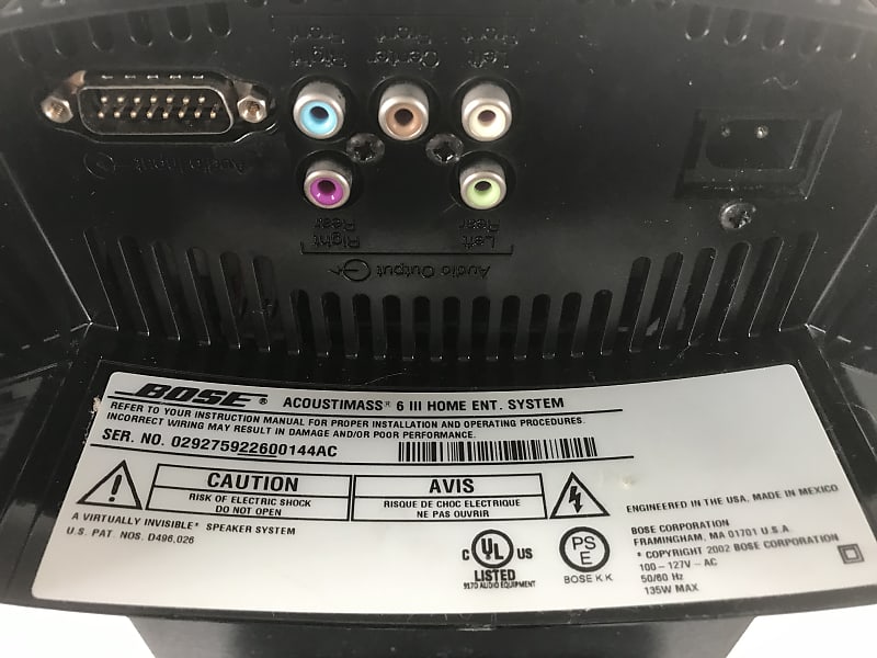 Bose Acoustimass Series III Home Entertainment Speaker System Sub  Subwoofer