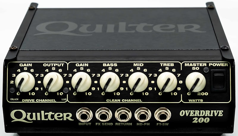 Quilter Overdrive 200 Head 2010s - Black image 1