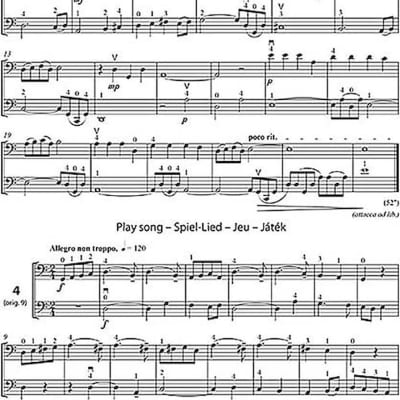33 Duets for Two Violoncellos - (From the 44 Violin Duets) image 3