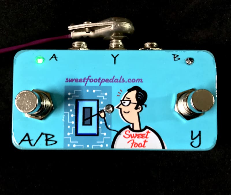 Mini ABY Box AB/Y Switch HANDMADE IN USA by sweetfootpedals Reverb