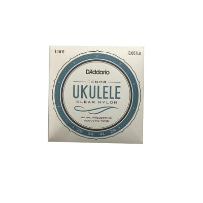 D'Addario Ukulele Strings  Tenor Clear Nylon 28,32,41,29 Low G image 1