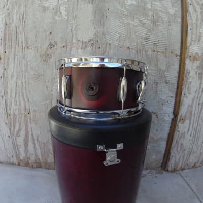 GRETSCH - BROOKLYN Steel Snare Drum - 12 x 6 - one of a kind custom image 4