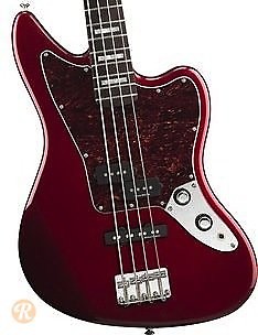 Squier Vintage Modified Jaguar Bass Candy Apple Red 2012 image 1