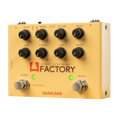 高性能で素敵な空間系SONICAKE LEVITATE ギターエフェクター SONICAKE Levitate - Delay Reverb 2 in 1 Guitar Effects Pedal