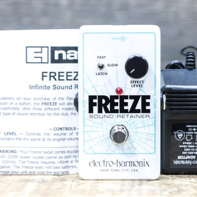 Electro-Harmonix Freeze Sound Retainer Real Time Infinite Sustain Effect Pedal image 7