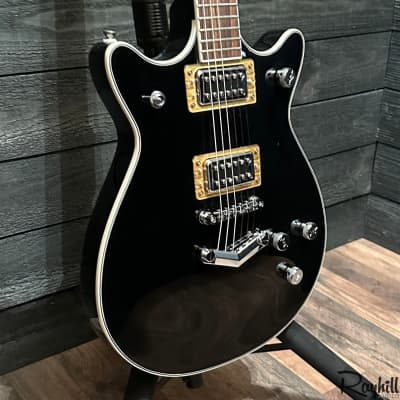 Gretsch G5222 Electromatic Double Jet BT V-Stoptail Black Electric Guitar image 2