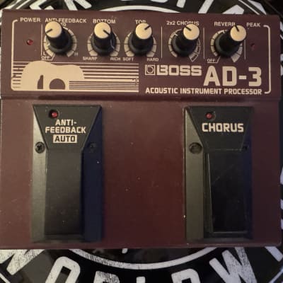 Reverb.com listing, price, conditions, and images for boss-ad-3-acoustic-instrument-processor