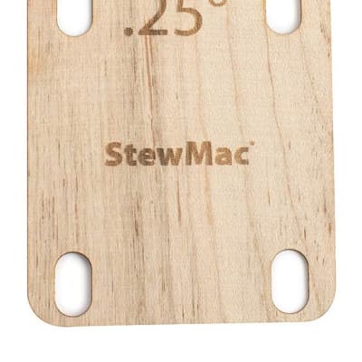 StewMac guitar neck pocket shim 0.25 degree for 4 bolt neck plate SM2135-025 for sale