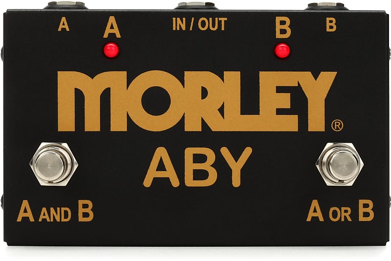 Morley Gold Series ABY 2-button Switcher/Combiner Pedal image 1