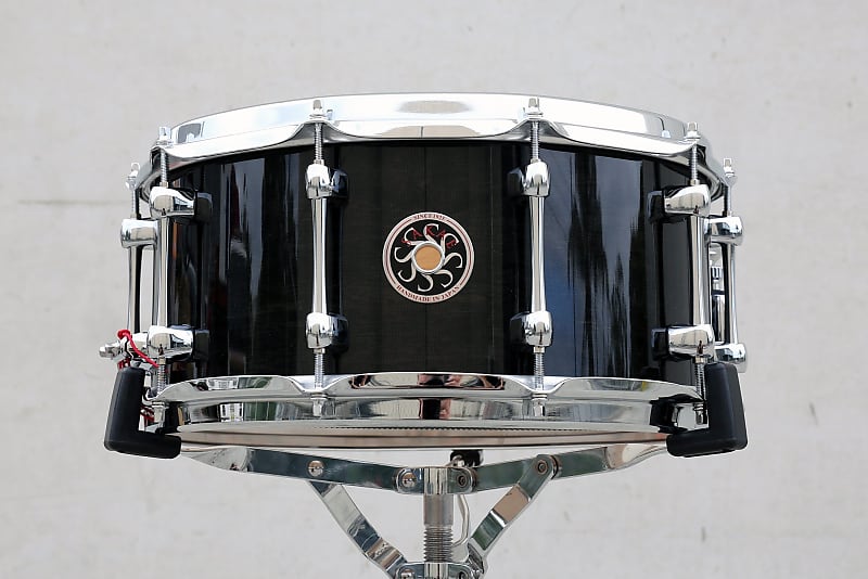 Sakae Snare Maple - 14x6.5 / See Through Black | Reverb UK