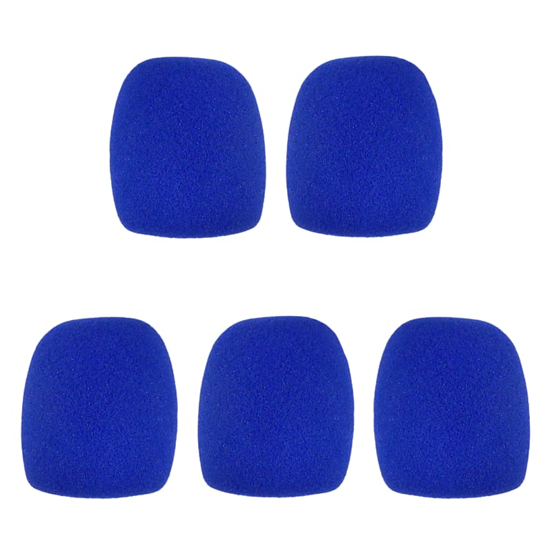 Microphone Windscreen - 5 Pack - Blue - Fits Shure SM58, Beta 58A & Similar - Vocal Mic Cover New image 1