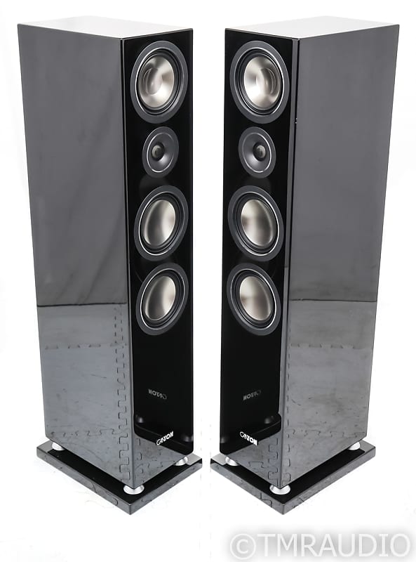 Canton Chrono SL 586.2 DC Floorstanding Speakers; Black Pair  (Open Box) (1/1) image 1