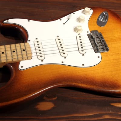 Excellent 1977 Greco Stratocaster - Lawsuit MIJ Japan - Very RARE "Violin" finish - image 6