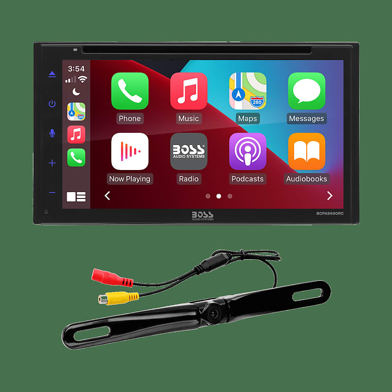  JVC KW-M560BT Apple CarPlay Android Auto Multimedia Player w/  6.8 Capacitive Touchscreen, Bluetooth Audio and Hands Free Calling, MP3  Player, Double DIN, 13-Band EQ, SiriusXM, AM/FM Car Radio : Electronics