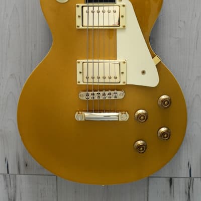 AIO SC77 Electric Guitar - Gold Top w/SKB-56 Hard Case image 2