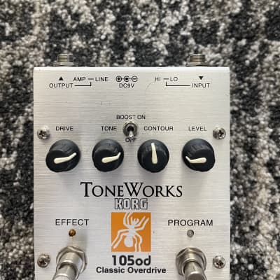 Korg Toneworks 105od Classic Overdrive Boost Guitar Effect Pedal image 2
