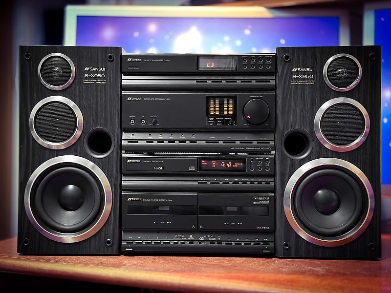 Sansui MC-2300L Vintage Mini Component Stereo System  			