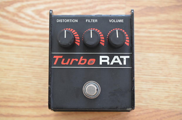 ProCo Turbo Rat Vintage Distortion LM308 1990 Black