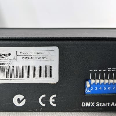 Elation Professional DMX-16 SW 16 SYS Lighting control DMX Switcher Controller image 8