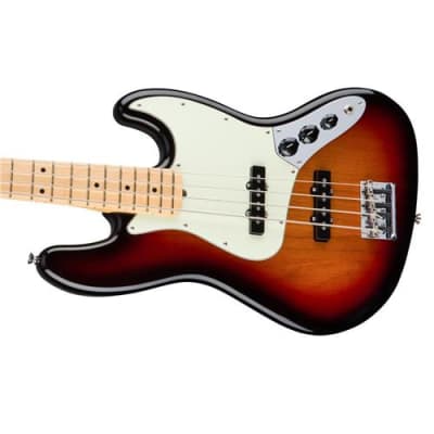 Fender American Professional Jazz Bass Guitar, Maple Fingerboard, 3-Color Sunburst image 3