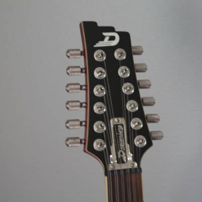 Duesenberg Double Cat Semi-Hollow 12-String Guitar 2010s - Fire Burst image 3