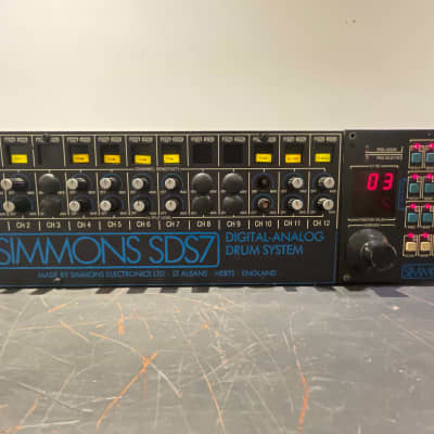 Simmons SDS7 Digital-Analog Drum System 1983 | Reverb