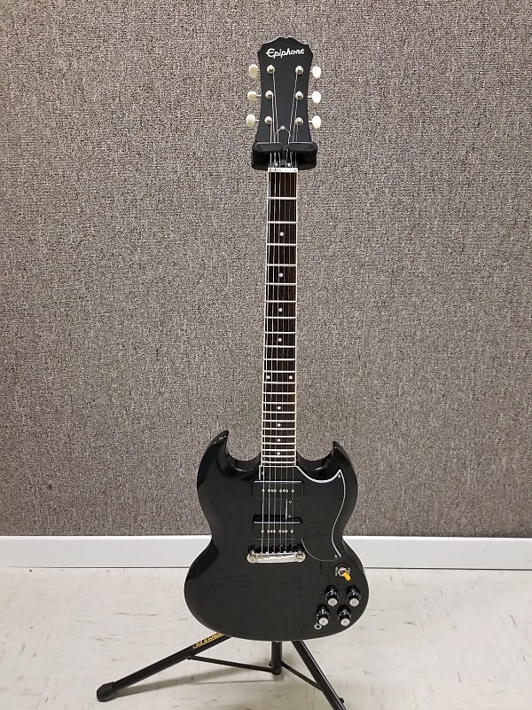 Epiphone Limited Ed. 50th Anniversary '61 SG Black P-90s
