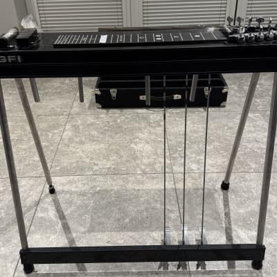 Carter Pedal Steel Guitar E9 Black with embossed wrist rest | Reverb