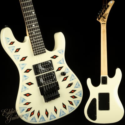 Kramer NightSwan Vintage White with Aztec Graphic for sale