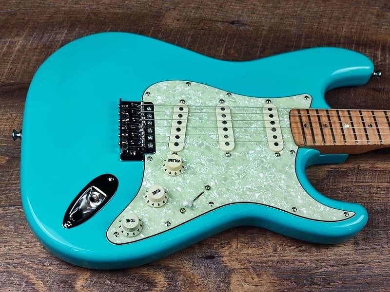MyDream Partcaster Custom Built -  Turquoise Gilmour image 1