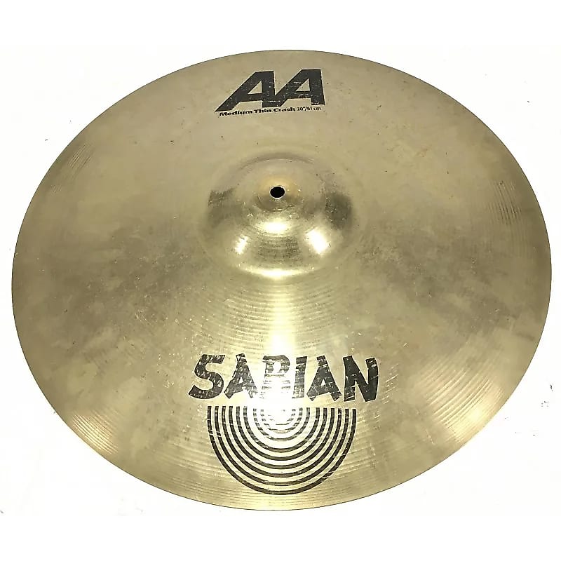 Sabian 20" AA Medium Thin Crash Cymbal 2006 - 2010 image 1