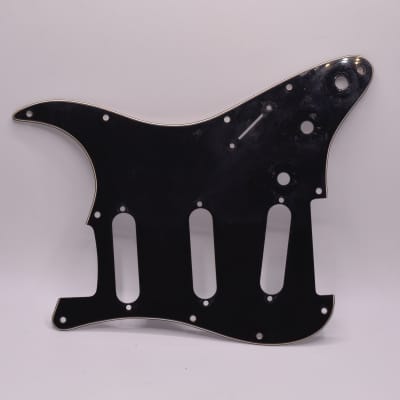 1978-1979 Vinage Fender Stratocaster PICKGUARD Black Original 1970's Strat 1973 1974 1975 1976 1977 image 5