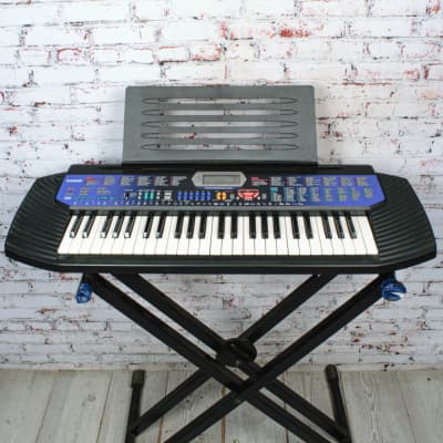 Casio - CTK-411 - 61 Key Student Arranger Keyboard - w/PS And Music Rest - x3915 - USED (STAND NOT INCLUDED)