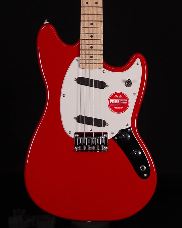 Squier Sonic Mustang, Maple FB, Torino Red | Reverb Squier Sonic Mustang, Maple FB, Torino Red | Reverb