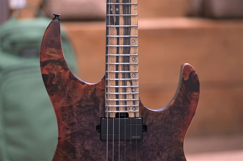 Legator Ninja X6F Multi-Scale Guitar, California Buckeye