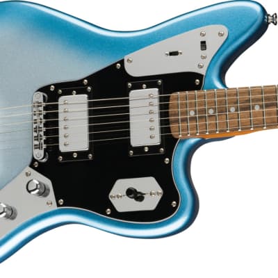 Squier Contemporary Jaguar HH ST Electric Guitar, Laurel FB, Sky Burst Metallic image 4