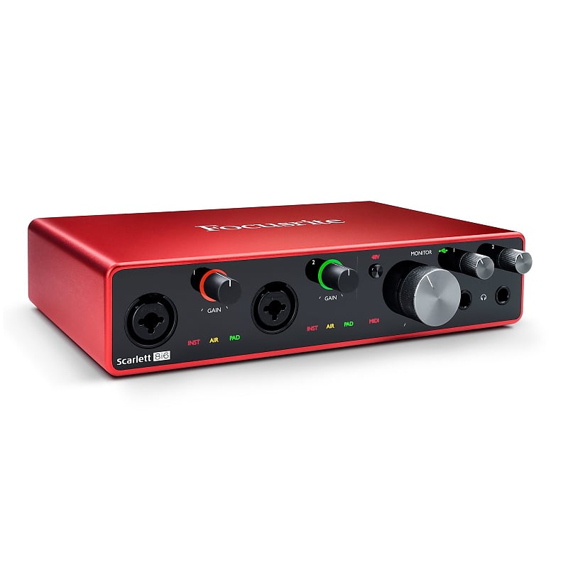 Focusrite Scarlett 8i6 USB Audio Recording Interface (3rd Gen)