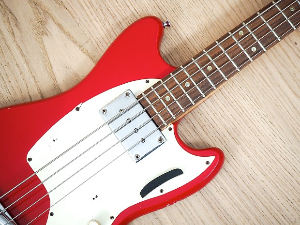 1966 Kalamazoo Bass KB-1 Vintage Short Scale Bass Guitar Cardinal Red EB-0  w/ohc
