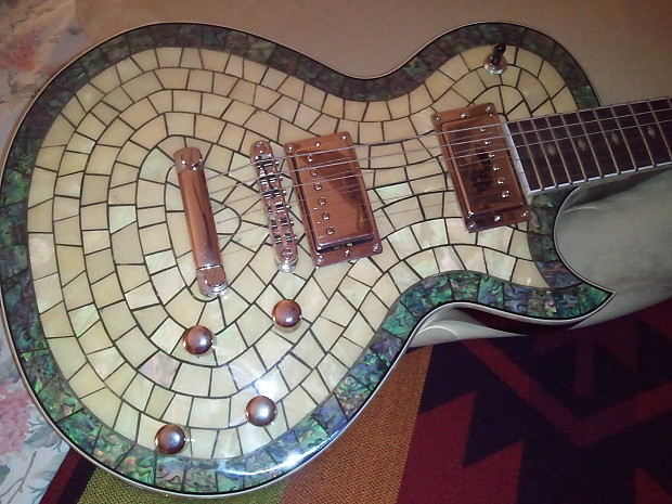 Alden Bluesline Abalone Pearl Shell electric guitar (Zemaitis/Zematis) VERY  RARE!!