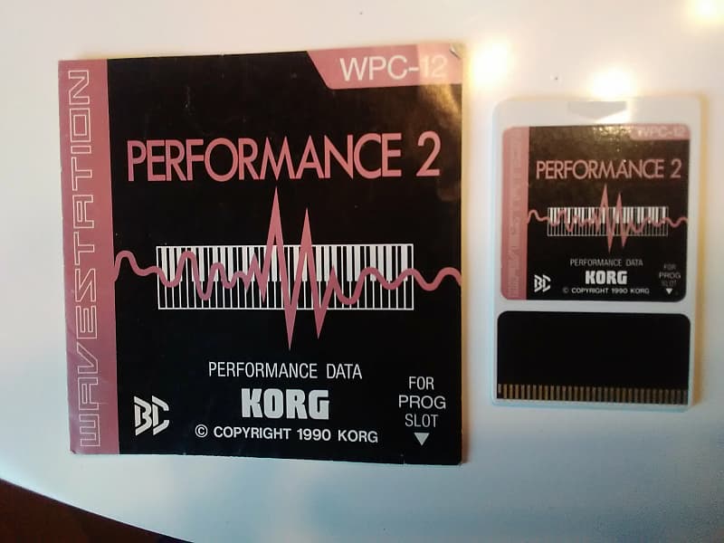 即納好評KORG　WAVESTATION用カード　WPC-12 Performance 2 コルグ
