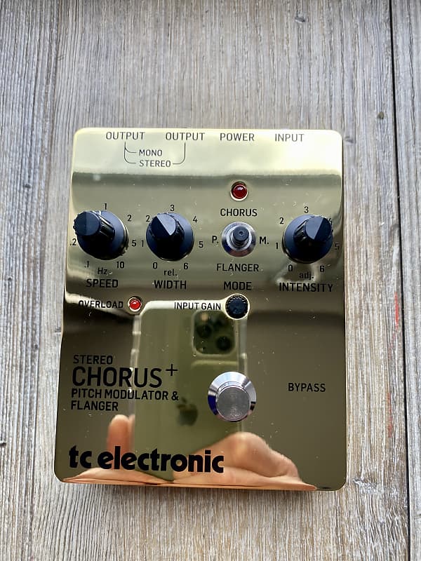 TC Electronic SCF Gold SE Special Edition Stereo Chorus + Pitch Modulator &  Flanger Reissue 2023 - Gold