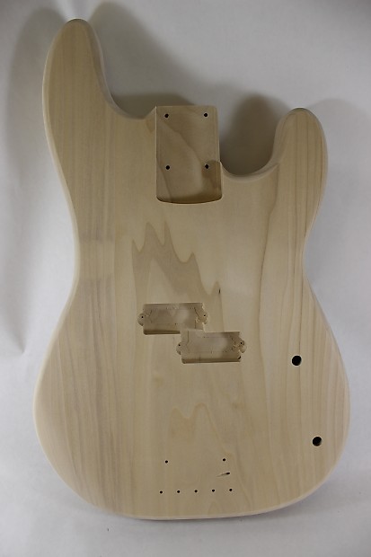 Replacement Unfinished Poplar P Bass guitar body RE019 Reverb