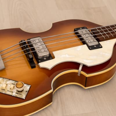 1978 Hofner 500/1 Beatle Bass Vintage Violin Bass '60s Spec w/ Staple Pickups, Case image 6