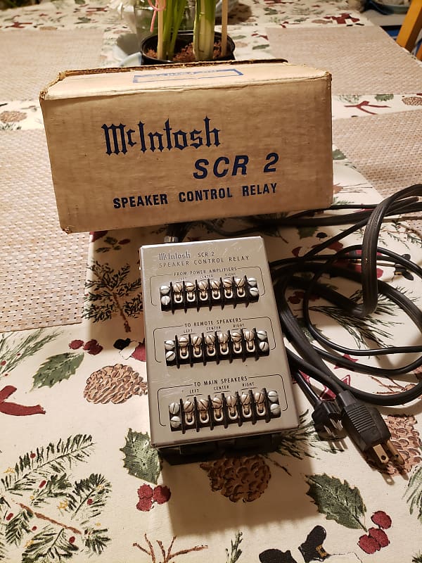 Rare McIntosh SCR 2 Speaker Control Relay, Chrome, Original Box, Superb, $499 Shipped! image 1