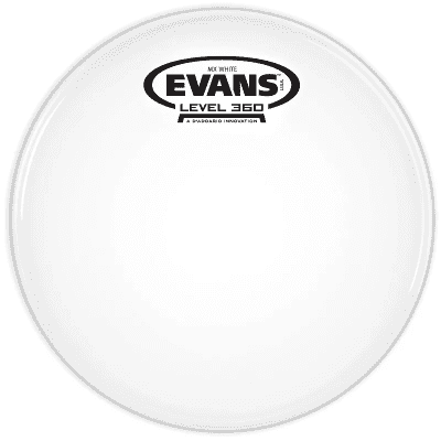 Evans TT13MXW MX White Marching Tenor Drum Head - 13"