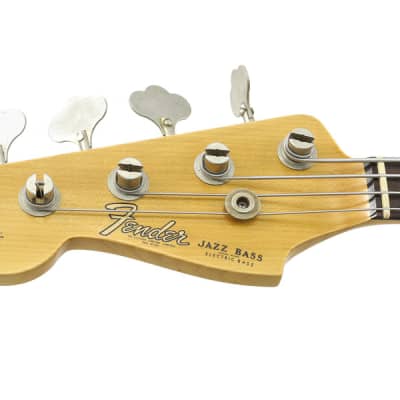 Fender Custom Shop 1964 Jazz Bass Journeyman Relic 3 Tone Sunburst Lefty image 6