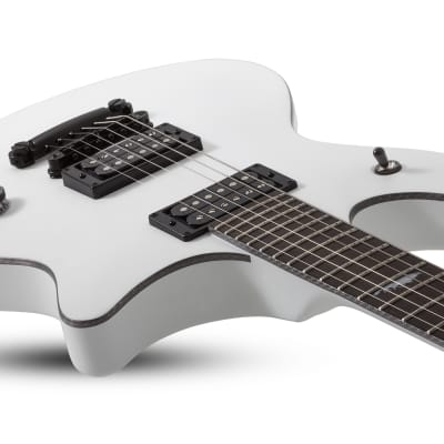 Schecter Jerry Horton Tempest Satin White SWHT Electric Guitar NAMM Display image 2