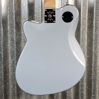 Reverend Double Agent OG Metallic Silver Freeze Guitar #65524 image 9