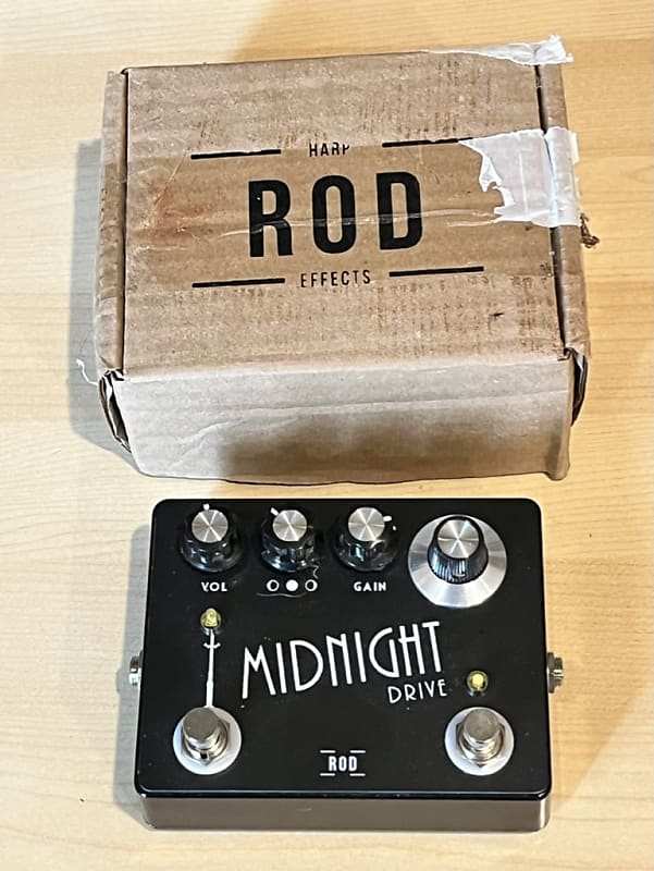 Harp Rod Effects Midnight Drive. Transparent Overdrive Reverb
