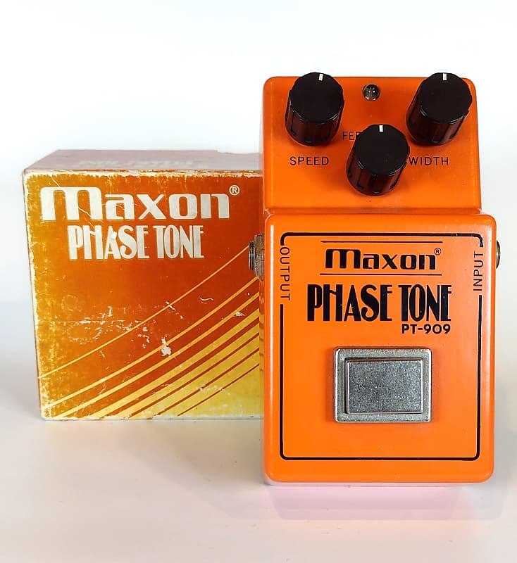 海外限定】 Maxon フェイザー PHASE TONE PT-909 エフェクター